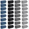 32 Pcs Travel Toiletry Bag for Men Women Bulk Large Water Resistant Shaving Bag Hanging Cosmetic Bag Makeup Travel Pouch Foldable Toiletry Organizer (Mixed Color) view 1