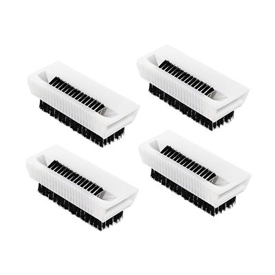 4pcs Surgical Scrub Brushes for Hands Non-Disposable Sterile Hand Scrubber Double-Sided Nail Brushes with Nail Cleaner Hand and Nail Cleaning Brush Stiff Bristle Fingernail Brushes Nail Scrub Brushes