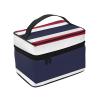 BOXILTD Thailand Flag Large Cosmetic Bag for Women - Travel Makeup Bag for Home, Gym, and Long Trips, Black view 2