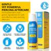 Dr. Piercing Aftercare Spray 8.0 oz Sterile Saline Solution - Gentle Mist Cleaner for Ear Nose and Body Piercings - Simple Two Ingredient Formula (2-pack) view 2