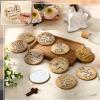 108 Pcs Mini Christian Compact Mirrors for Valentines Women Mom Teachers Retro Inspirational Bible Verse Pocket Makeup Mirrors Religious Appreciation Gift for Sunday School Easter Church Party Favors view 4