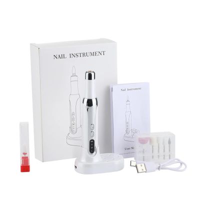 15000RPM Nail Drill Machine Cordless Electric Manicure Milling Cutter Set Mini Files Sander Gel Polish Remover Tools(Nail Drill set)