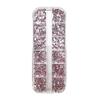12 Grid Shimmering Nail Art Rhinestones, Flatback Gemstones for Versatile Decoration - Nails Shoes Makeup Bags (Rose red) view 1