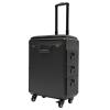 BFDIEEM Makeup Rolling Train Case Large Storage Cosmetic Trolley, Professional Cosmetic Organizer Box withTwo Brakes Wheels 16.54 * 11 * 20.87in, Salon Barber Case Traveling Cart Trunk view 1