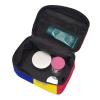 BOXILTD Flag of Andorra Large Cosmetic Bag for Women - Travel Makeup Bag for Home, Gym, and Long Trips, Black view 4