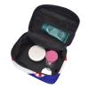 BOXILTD Republic of Croatia flag Large Cosmetic Bag for Women - Travel Makeup Bag for Home, Gym, and Long Trips, Black view 4