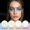 DAGEDA Carnival Body Glitter Gel, Holographic Face Glitter Rave Party Accessories, Chunky Glitters for Hair Eyes Nails, Cosmetic Laser Powder Festival Sequins Paint Makeup view 3