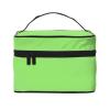 BOXILTD Solid Green Large Cosmetic Bag for Women - Travel Makeup Bag for Home, Gym, and Long Trips, Black view 1
