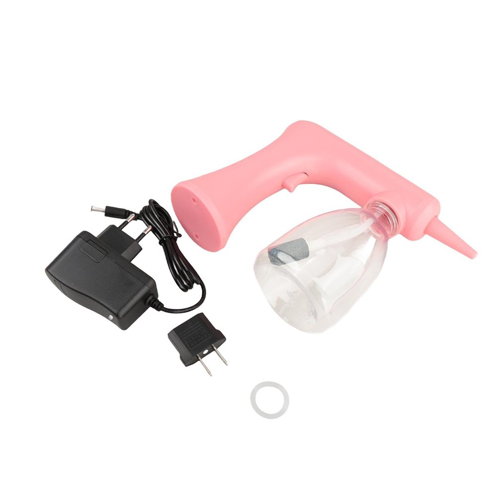 ChuYiElegance Hair Perming Electric Bubble Device Foam Machine Compact Reusable for Barbershops Perming Tool Hair Salon Hairdressing, Pink 300ml