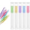 Ear Hole Cleaner 300Pcs Ear Piercing Cleaner Floss 5 Colors Earring Hole Cleaner for Girls Women Men,Disposable Piercing Cleaning Floss,Ear Piercing Care Cleaning Tool (5Colors 300Pcs) view 1