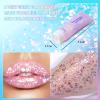 DAGEDA Silver Pink Body Glitter Gel, Holographic Face Glitter Rave Party Accessories, Chunky Glitters for Hair Eyes Nails, Cosmetic Laser Powder Festival Sequins Paint Makeup view 4