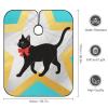 A Cat with A Bow Tie Barber Cape for Adult, Soft Durable Hair Cutting Cape for Coloring - Easy Clean, Adjustable Haircut Cape for Home & Salon Use, 66.9" X 56.7" view 2