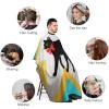 A Cat with A Bow Tie Barber Cape for Adult, Soft Durable Hair Cutting Cape for Coloring - Easy Clean, Adjustable Haircut Cape for Home & Salon Use, 66.9" X 56.7" view 3