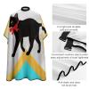 A Cat with A Bow Tie Barber Cape for Adult, Soft Durable Hair Cutting Cape for Coloring - Easy Clean, Adjustable Haircut Cape for Home & Salon Use, 66.9" X 56.7" view 4