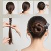 2 Pcs Chinese Hair Sticks for Women Wooden Japanese Hair Chopsticks Accessories Retro Red Cherry Clips Handmade Flower Tassel Geisha Costume for Girls Long Hair (Blue) view 4