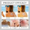 Sunscreen SPF 90 Lotion, Sunscreen SPF 90 PA+++ Sun Screen Protector Makeup Cream Sweat-Proof Moisturizing Skin for Face view 2