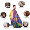 Abstract Mountain Barber Cape for Adult, Soft Durable Hair Cutting Cape for Coloring - Easy Clean, Adjustable Haircut Cape for Home & Salon Use, 66.9" X 56.7" view 3