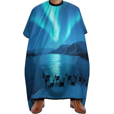 Aurora Barber Cape for Adult, Soft Durable Hair Cutting Cape for Coloring - Easy Clean, Adjustable Haircut Cape for Home & Salon Use, 66.9" X 56.7"