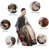 American Eagle Patriotic Usa Barber Cape for Adult, Soft Durable Hair Cutting Cape for Coloring - Easy Clean, Adjustable Haircut Cape for Home & Salon Use, 66.9" X 56.7" view 3