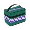 BOXILTD Peterborough Flag Large Cosmetic Bag for Women - Travel Makeup Bag for Home, Gym, and Long Trips, Black view 2