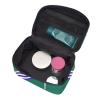 BOXILTD Peterborough Flag Large Cosmetic Bag for Women - Travel Makeup Bag for Home, Gym, and Long Trips, Black view 4