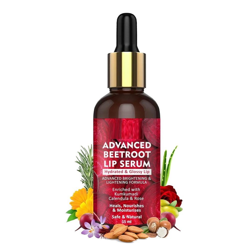 Beetroot Lip Serum | For Dark & Pigmented Lips | for Women & Men 15 ml
