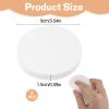 5 PCS Flat Makeup Sponge for Foundation, White Cushion Foundation Puff Round Makeup Sponge, Round Sponges Powder Puff for Professional Make Up view 2