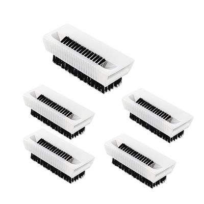 5pcs Surgical Scrub Brushes for Hands Non-Disposable Sterile Hand Scrubber Double-Sided Nail Brushes with Nail Cleaner Hand and Nail Cleaning Brush Stiff Bristle Fingernail Brushes Nail Scrub Brushes