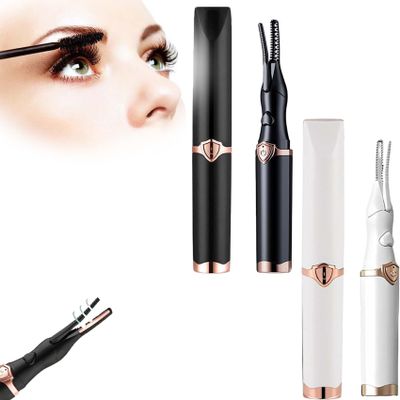 2026 Upgrade Electric Eyelash Curler,Eyelash Curler for Quick Heating,Instant Glam, Finalize Eyelash Natural Curling Long Lasting for Women Makeup Tools (2PCS-A)