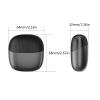 2025 Automatic Nail Clipper, Integrated Cutting and Grinding, with Led Light, 2 Speed, Quiet, for Baby, Kids, Seniors, Caregivers (Black) view 2
