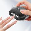 2025 Automatic Nail Clipper, Integrated Cutting and Grinding, with Led Light, 2 Speed, Quiet, for Baby, Kids, Seniors, Caregivers (Black) view 3