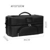 WERTKN Beauty and hairdressing embroidery makeup box Multi layer large capacity portable Make-up artist with makeup bag large toolbox view 2