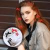 24PCS Hairbows and Star Hair Clips, 3 Colors Cute Mini Silky Satin Ribbon Hair Bows Clip, Y2k Stars Bow Hairs Barrettes Non-slip Metal Snap Hairs Accessoriesfor Women Girls(Red/Black/White) view 3