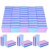 50 Pcs Sponge Nail Buffers,100/180 Grit Mini Nail Files,Mini Buffer Block Nail File for Acrylic & Natural Nails,Double-Sided Buffing Blocks for Manicure & Pedicure,Salon & Home Use(Purpel-Blue) view 1
