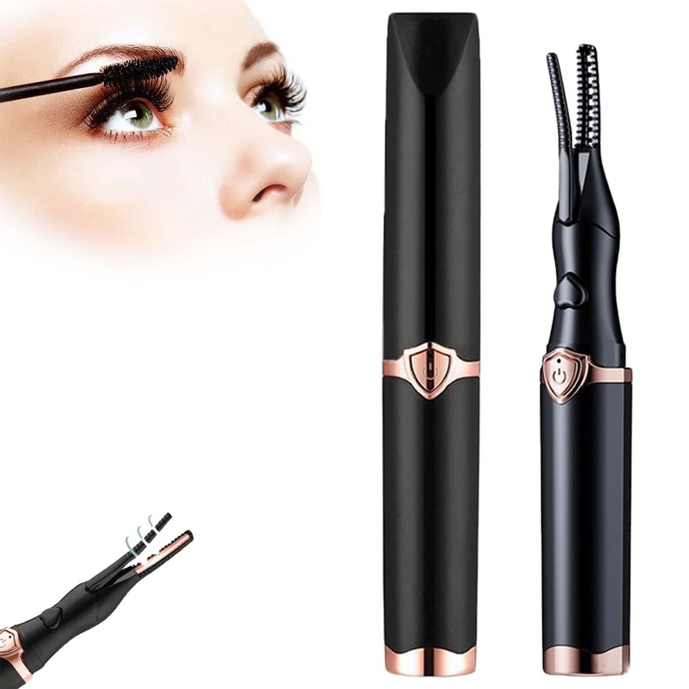 2026 Upgrade Electric Eyelash Curler,Eyelash Curler for Quick Heating,Instant Glam, Finalize Eyelash Natural Curling Long Lasting for Women Makeup Tools (Black)