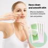 10PCS Wax Strips for Hair Removal - Wax Paper for Women - Waxing Kit for Women, Face, Body, Arms, Legs, Chest, Back, Bikini/Brazilian Waxing Strips (Green S) view 3