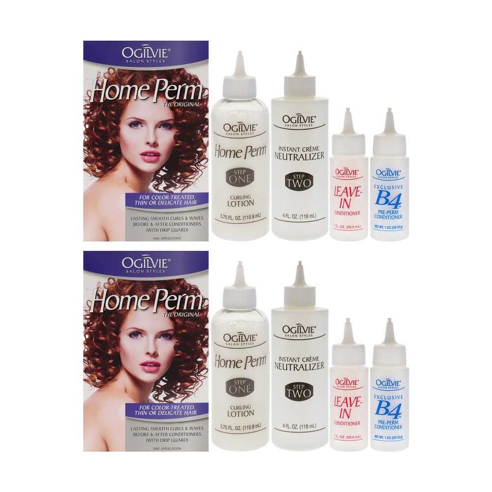 Ogilvie Salon Styles Home Perm The Original - For Color Treated, Thin, or Delicate Hair - 2 pc