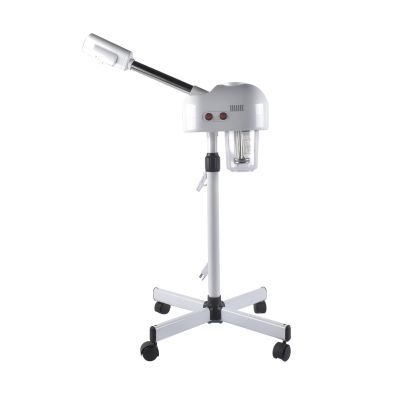 Adjustable Professional Facial Steamer, Hot Mist Spray, Facial Steamer for Esthetician or SPA at Home (White)
