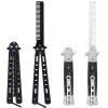 2 Pieces Folding Combs, Automatic Butterfly Comb, Pocket Comb for Hair & Beard Styling - Black view 1