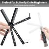 2 Pieces Folding Combs, Automatic Butterfly Comb, Pocket Comb for Hair & Beard Styling - Black view 3