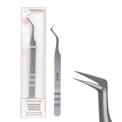 Curacoro Lash Tweezers for Eyelash Extensions - LashSmith 90 Tweezer for Easy Fan, Promade Fan & Multi-layered Lashes