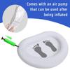 Aurgiarme Inflatable Pool Foot Bath Basin PVC Portables Pool Foot Wash Basin Foot Soaking Bath Basin for Ground Swimming view 3
