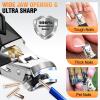 2026 Toenail Clippers for Thick Toenails, Wide Jaw Opening Toe Nail Clippers for Men, Heavy Duty Ingrown Toenail Clippers Nail Clippers, Ultra Sharp Slanted Nail Cutters with Long Handle view 2