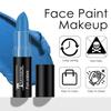 FREEORR 2Pcs Blue Face Body Paint Stick Eye Black, Makeup Paint Eyeblack for Baseball/Football/Halloween/Cosplay Party Makeup Cream Face Body Paint Easy to Blend view 2