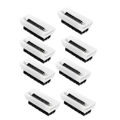 8pcs Surgical Scrub Brushes for Hands Non-Disposable Sterile Hand Scrubber Double-Sided Nail Brushes with Nail Cleaner Hand and Nail Cleaning Brush Stiff Bristle Fingernail Brushes Nail Scrub Brushes
