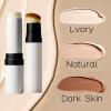 Concealer Makeup Stick 2 In 1 Double Head Contouring Concealer with Brush Natural Lightweight Full Coverage (02) view 3