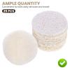 25 PCS Natural Loofah Exfoliating Face Scrub Pads, 2.36in Face Body Scrub Pads, Loofa Sponges Facial Exfoliating Pads for Makeup & Dead Skin Removal, Cleansing Skin for Women and Men view 3