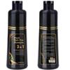 3 in 1 Black Hair Darkening Shampoo for Gray Hair Fast Effective Repair Whtie Gray White Color Dye To Natural Hair 200ML view 1
