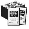 FAOEHN Makeup Remover Wipes Individually Wrapped Pack of 50,Avocado Scent 7x7.9 inch Black Travel Size Facial Cleansing Wipes Towelette for Face Cleansing,Skin Care,Hotel,Camping,Gym,Office view 1