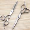 Professional Hair Cutting Shears, Professional Japan 440c steel 6 inch Blue gem hair cutting scissors haircut thinning barber tools cut shears hairdresser scissors kit (Color : Set) view 1